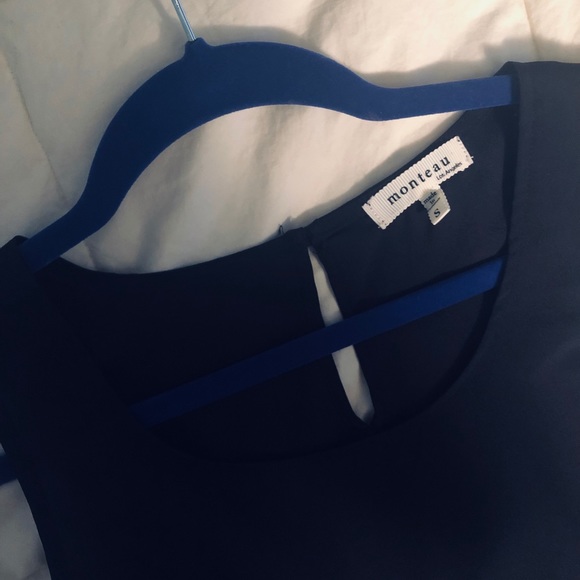 black tank with fringe detailing - Picture 3 of 3